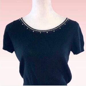 Banana Republic Short Sleeve Cropped Sweater